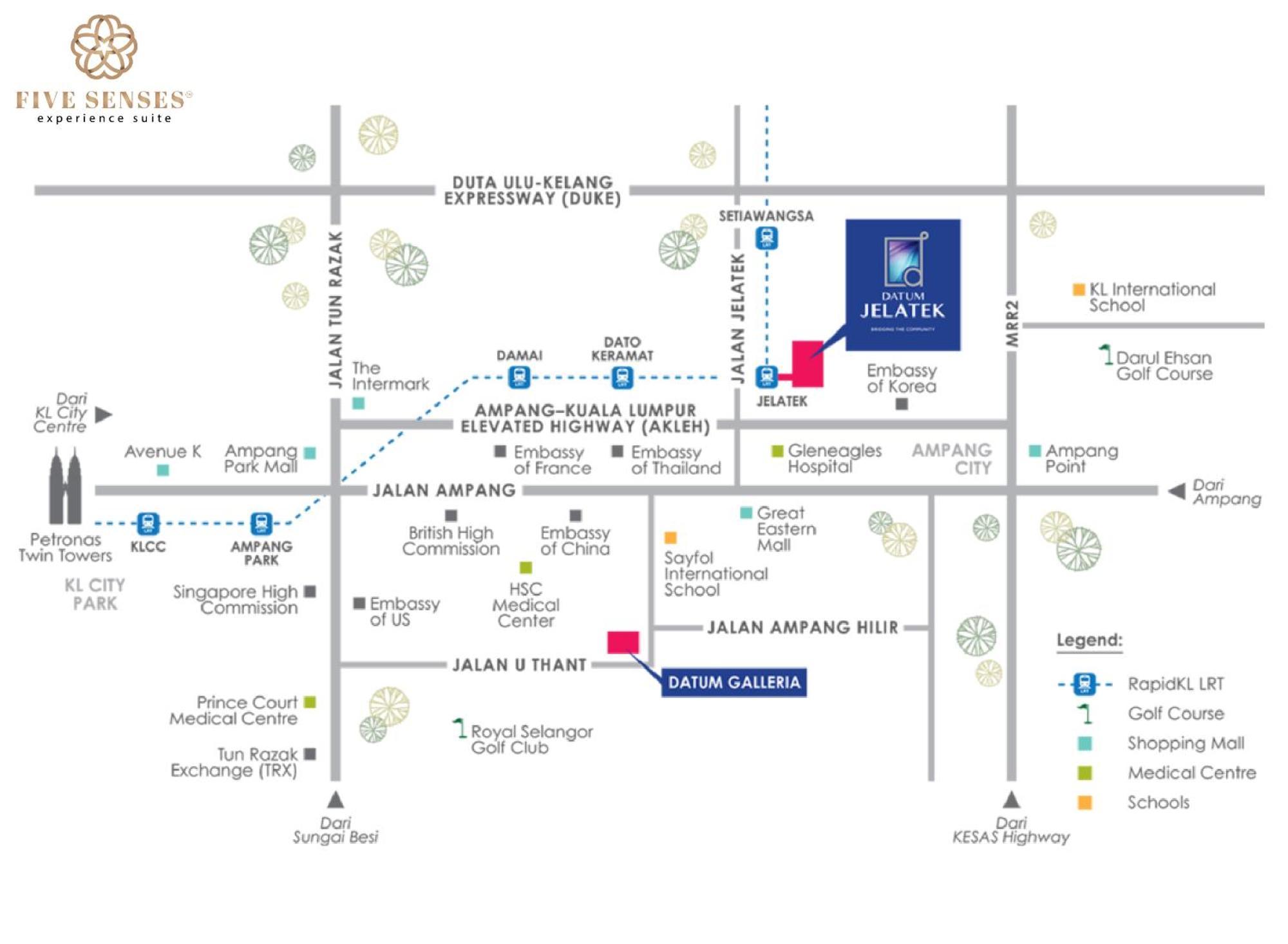 Datum Jelatek Residence, Klcc كوالالمبور المظهر الخارجي الصورة